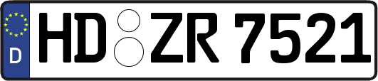 HD-ZR7521