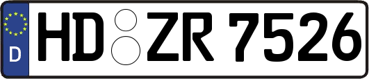 HD-ZR7526