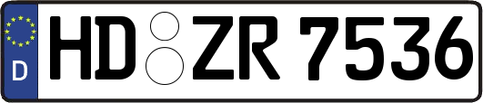 HD-ZR7536