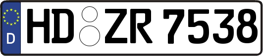HD-ZR7538