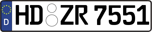 HD-ZR7551