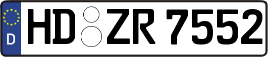 HD-ZR7552