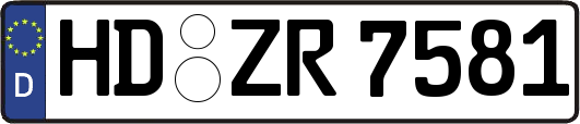HD-ZR7581