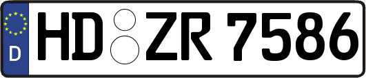 HD-ZR7586