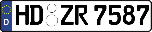 HD-ZR7587