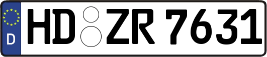 HD-ZR7631