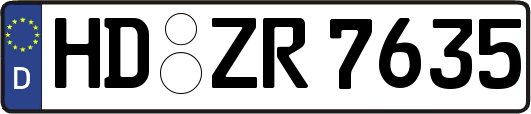 HD-ZR7635
