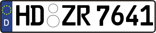HD-ZR7641
