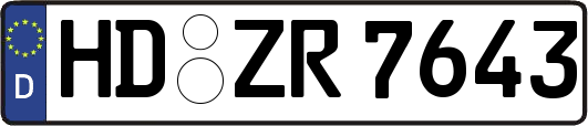 HD-ZR7643