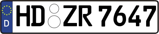 HD-ZR7647