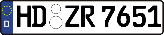 HD-ZR7651