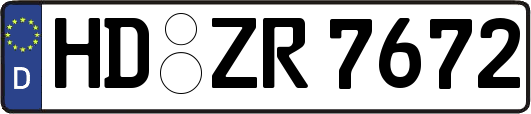 HD-ZR7672