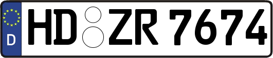 HD-ZR7674