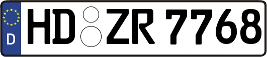 HD-ZR7768