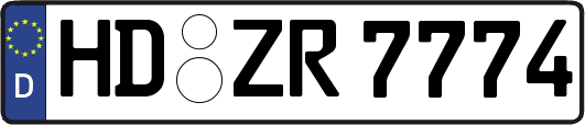 HD-ZR7774