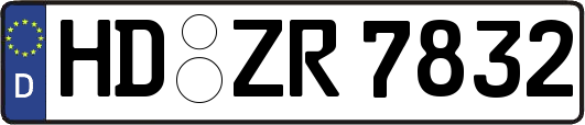 HD-ZR7832