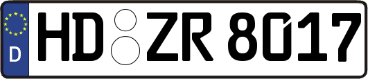 HD-ZR8017