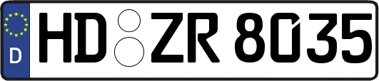 HD-ZR8035