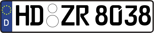 HD-ZR8038