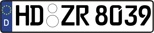 HD-ZR8039