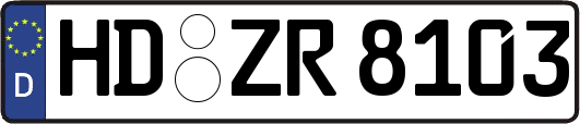 HD-ZR8103
