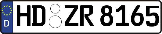 HD-ZR8165