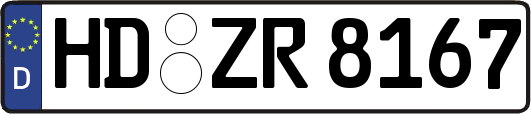 HD-ZR8167