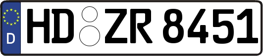 HD-ZR8451