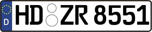 HD-ZR8551