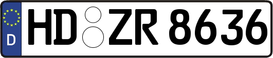 HD-ZR8636