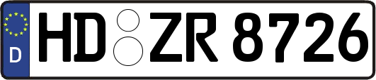 HD-ZR8726