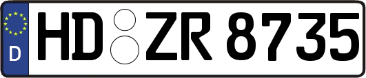 HD-ZR8735
