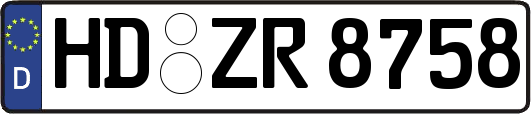 HD-ZR8758