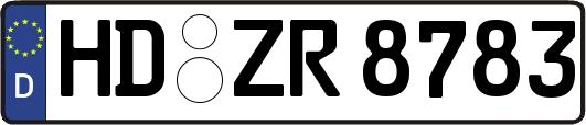 HD-ZR8783