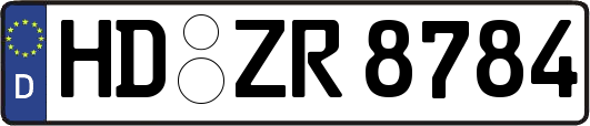 HD-ZR8784