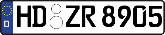 HD-ZR8905