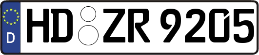 HD-ZR9205