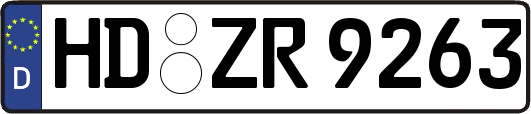 HD-ZR9263