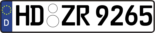 HD-ZR9265