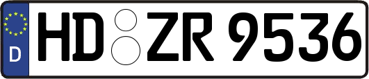 HD-ZR9536