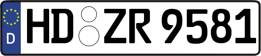 HD-ZR9581