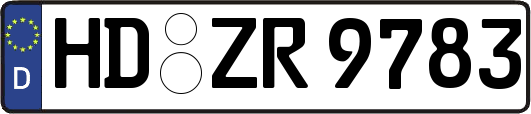 HD-ZR9783