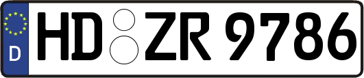 HD-ZR9786