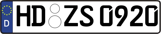 HD-ZS0920