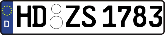 HD-ZS1783