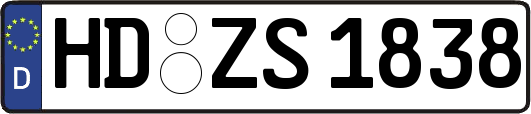 HD-ZS1838