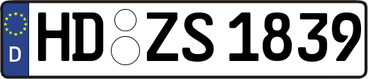 HD-ZS1839