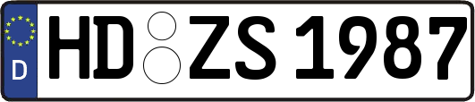 HD-ZS1987