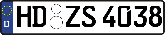 HD-ZS4038