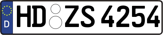 HD-ZS4254